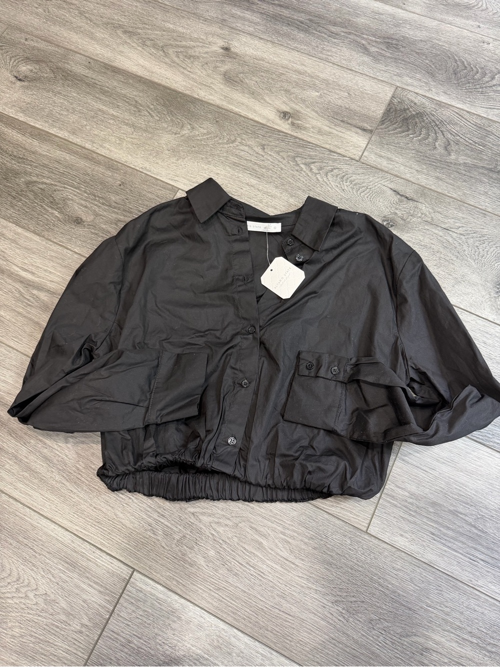 Altar’d State NWT Cropped BlacK Blouse